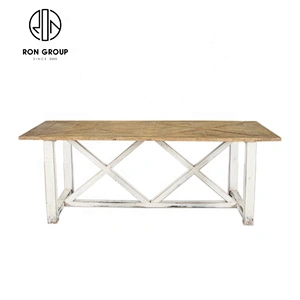 Latest Modern Commercial Hotel Restaurant Rectangle Wooden Dining Table