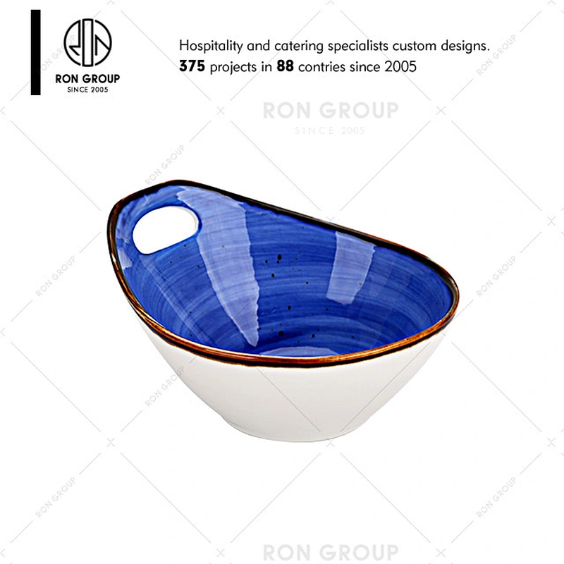 Wholesale Chinese Cheap Restaurant Blue Dinnerware