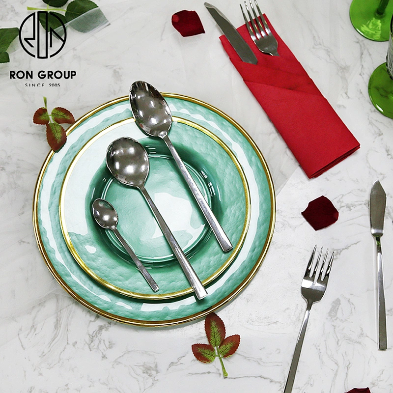 Quality Standard Stainless Steel Silver Hotel Restaurant Cutlery Set