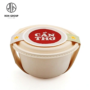 Customized Disposable Cornstarch Corn Take Away Food Packing Bowl Box