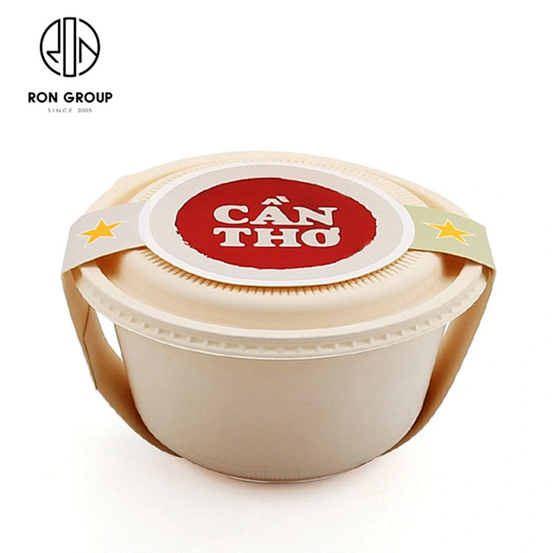 Customized Disposable Cornstarch Corn Take Away Food Packing Bowl Box