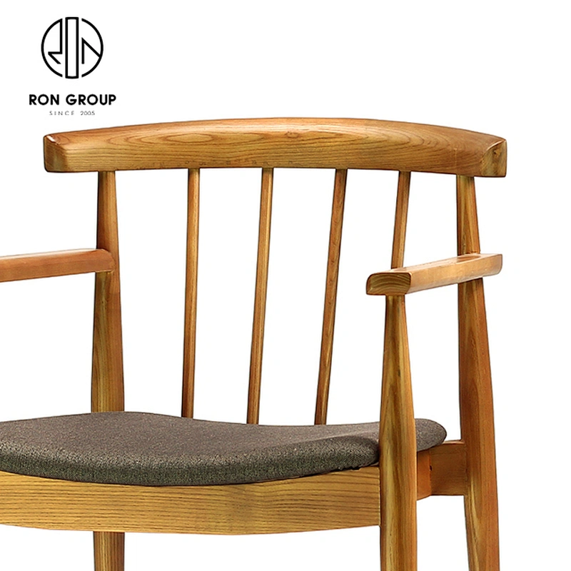Nordic Style Soft Seat Wooden Furniture Cafe Chairs Restaurant Dining