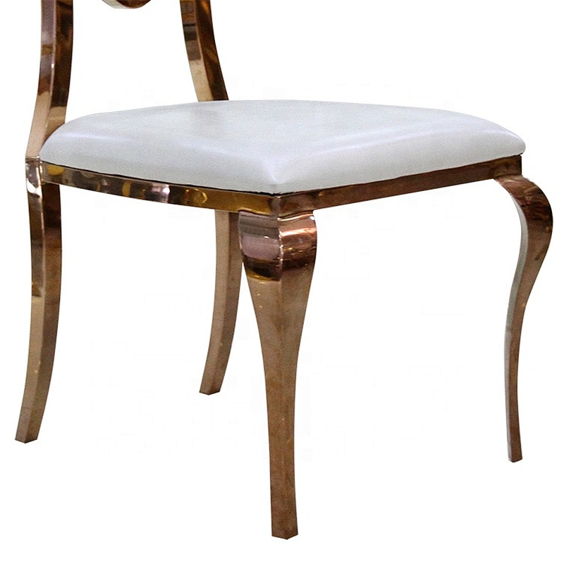 China Wholesale Restaurant Stainless Steel Legs Wedding Chair