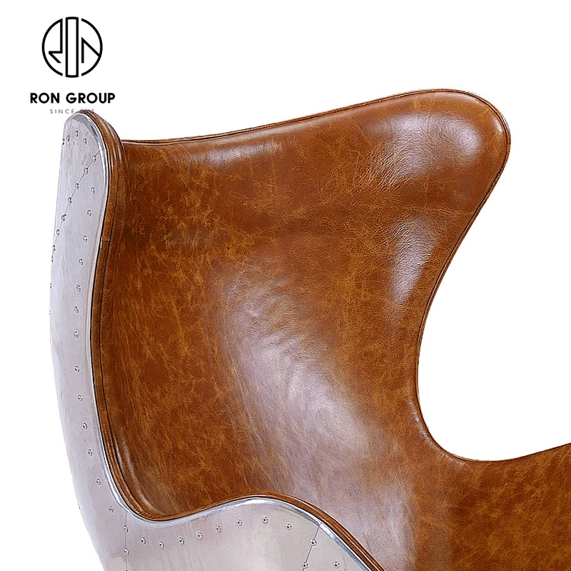 Modern Style Living Room Chair Cashmere Cloth High Density Foam Metal Legs Leisure Chair