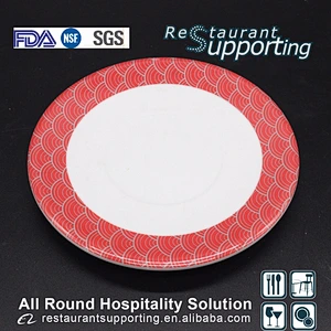 Wholesale Sushi restaurant round melamine wares
