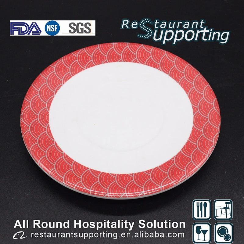 Wholesale Sushi restaurant round melamine wares