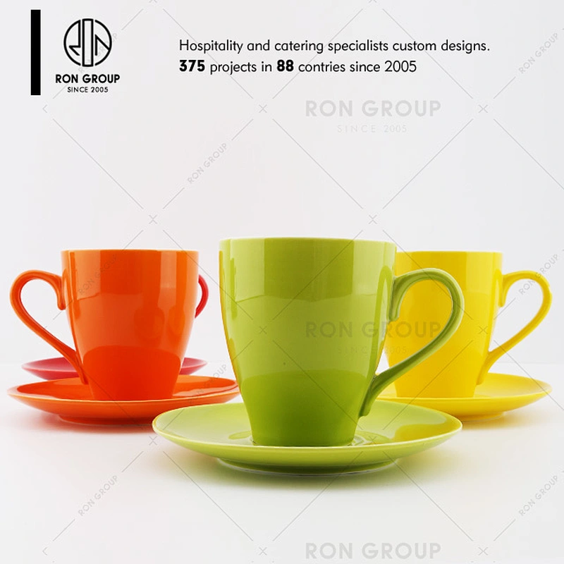 Hot Sale Carn Coffee Cup Set with Plate