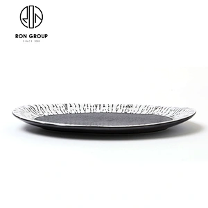 Wholesale Dinnerware 10 Inch Oval Porcelain Plate For Restaurant