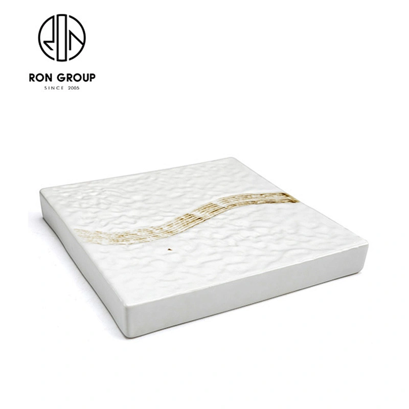 Stylish High End Classic Marbling S-Shaped Strip Plate
