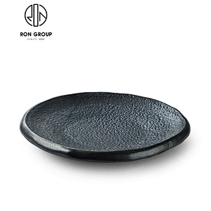 Wholesale Black Color Restaurant Ceramic Crokery Tableware