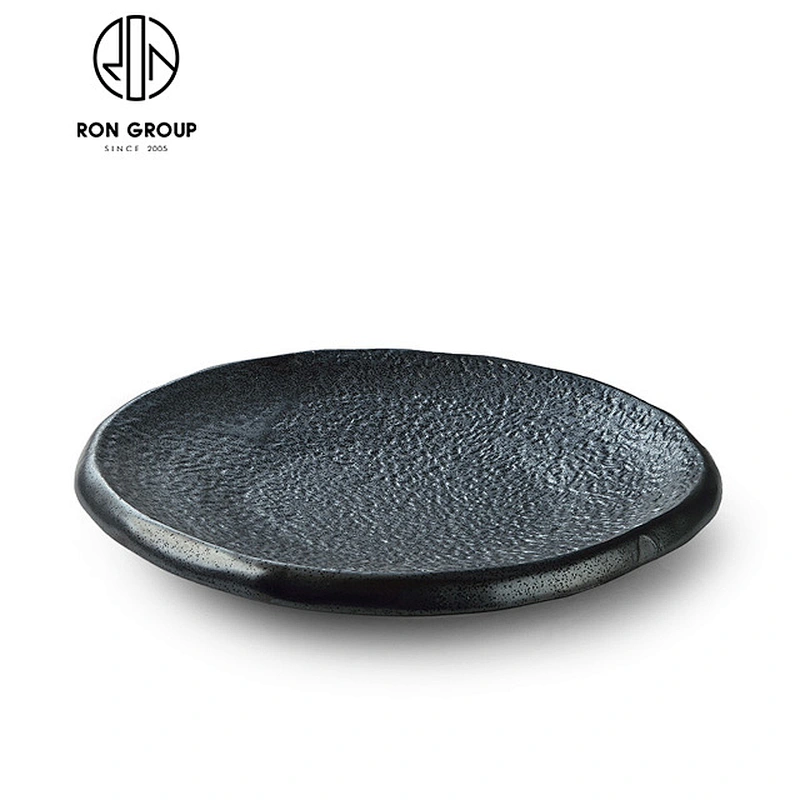 Wholesale Black Color Restaurant Ceramic Crokery Tableware