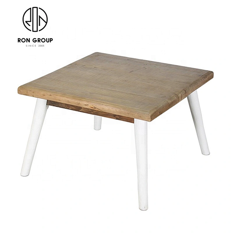 Wholesales Restaurant Furniture Wooden Square Portable Dining Table