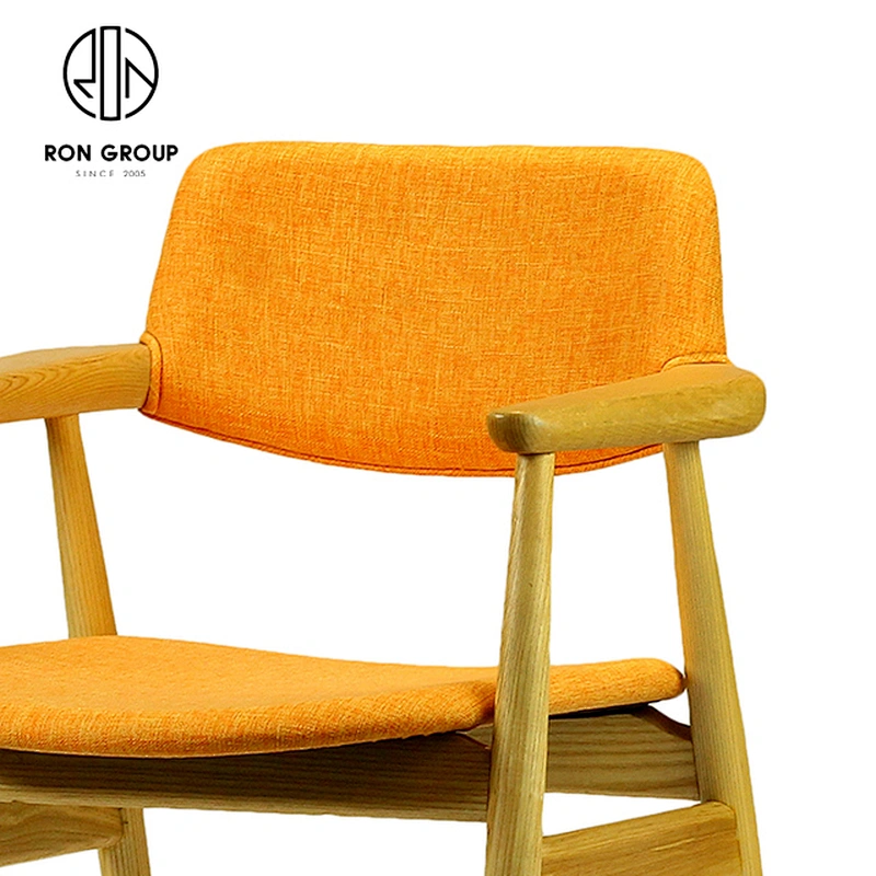 Wholesale Wooden Soft Seat Chair Restaurant Dining Modern With Arms