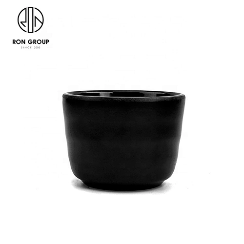 Frosted Black Melamine Japanese Tea Cup