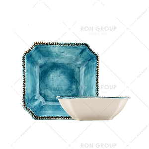Custom Environmentally Bulk Colourful Ceramic Dinner Plates