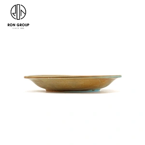 New Design Hotel Ceramics Deep Soup Plate Thick Edge Dinner Plate