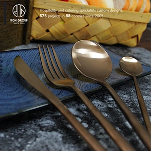 Old Style Cutlery Set for Restaurant and Cafe Stainless Steel