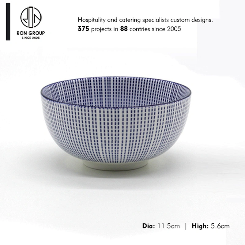 Restaurant Supporting 11.5 diameter Porcelain bowl for soup or salads