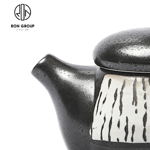 Kitchen Soy Sauce Vinegar Spice Jars Ceramic Sauce Bottle With Lid