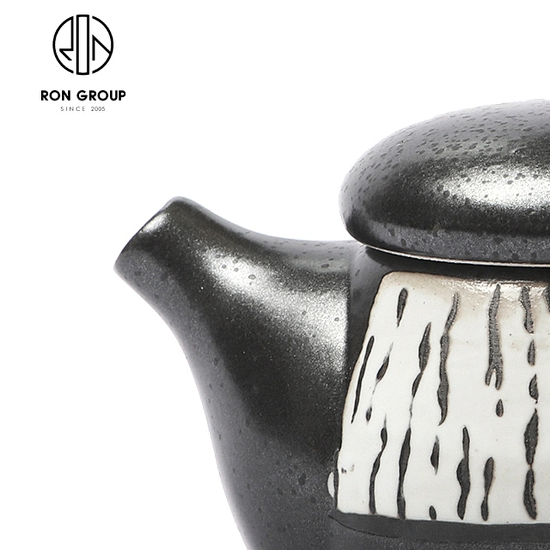 Kitchen Soy Sauce Vinegar Spice Jars Ceramic Sauce Bottle With Lid