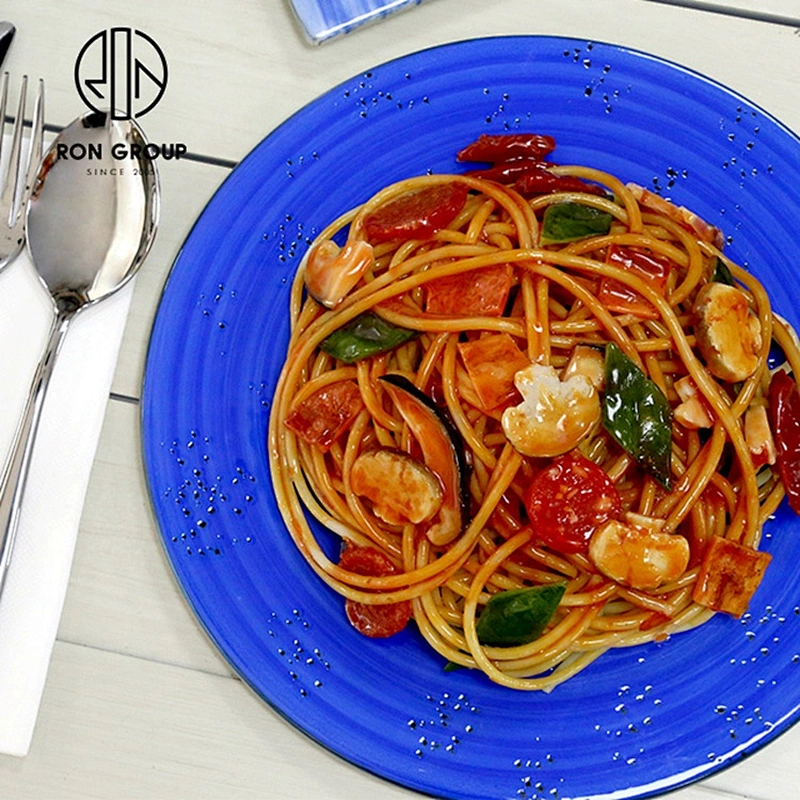 Easy To Clean Restaurant Home Generic Flat Round Dinner Plates