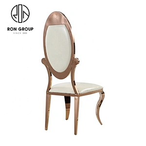 Gold Luxury Sample Modern Stainless Steel Banquet Chair
