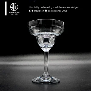 Restaurant unbreakable plastic martini cocktail cup