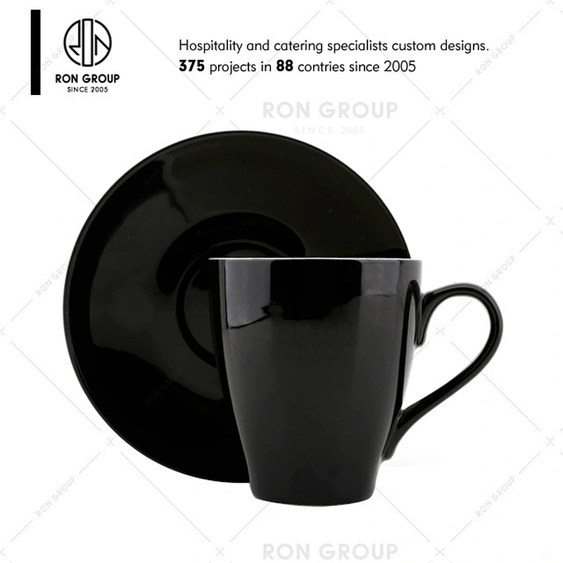 Wholesale Matt Black 220ml Coffee Mug