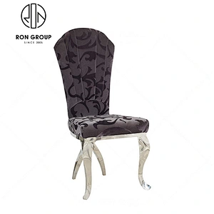New Style Luxury Gold Stainless Steel Wedding Round Steel Chair