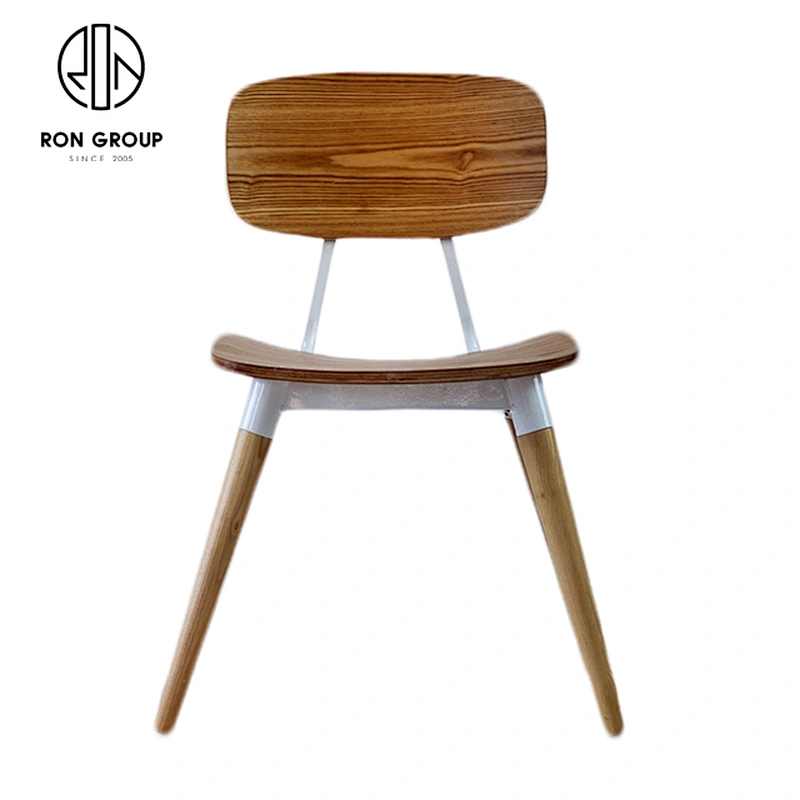 Simple Design Leisure Cafe Iron Stand Dinner Chair Dining Restaurant