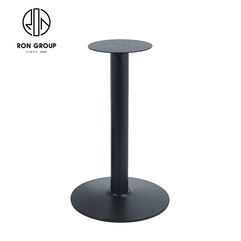 Wholesale Restaurant Black Cast Iron Dining Table Metal Leg