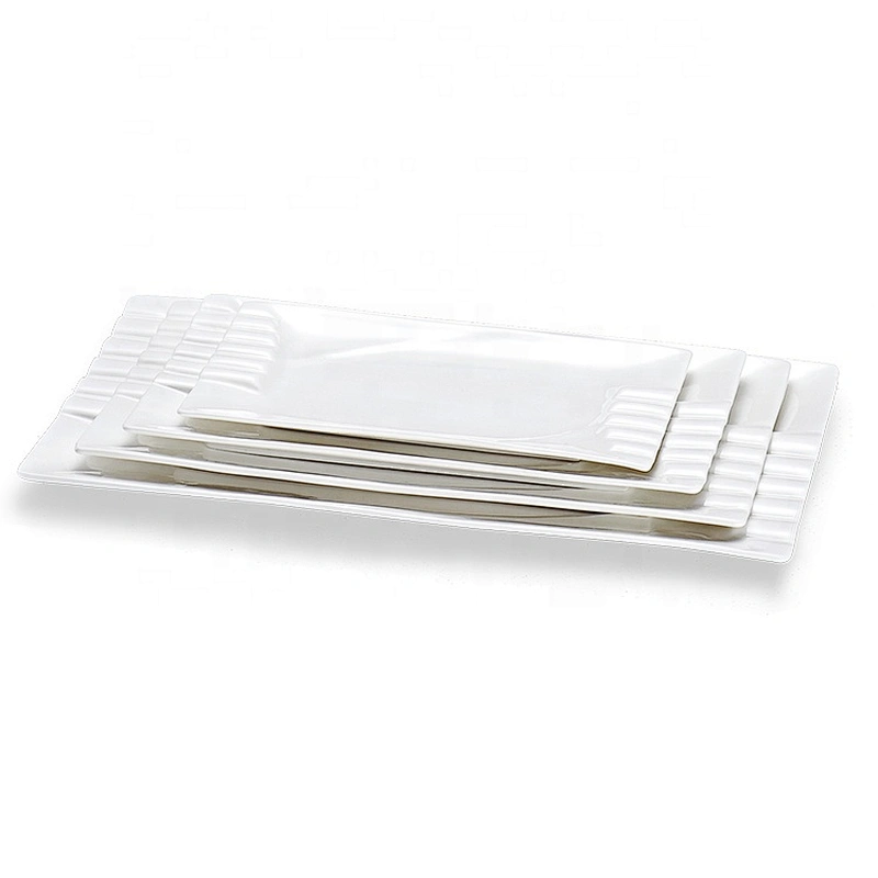 high quality hot sale Piano rectangle plate Bowl For Restaurant dedicated