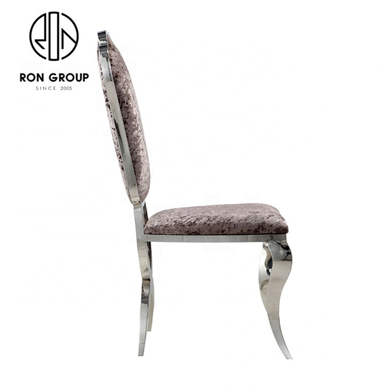 New Design Good Quality Dining Stainless Steel Restaurant Chair