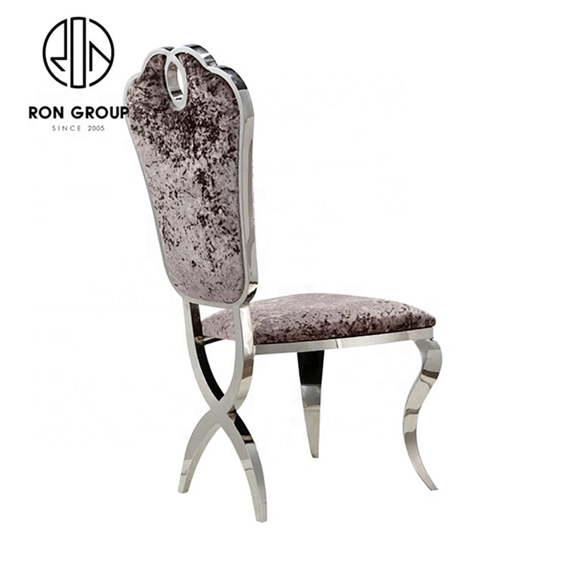 New Design Good Quality Dining Stainless Steel Restaurant Chair