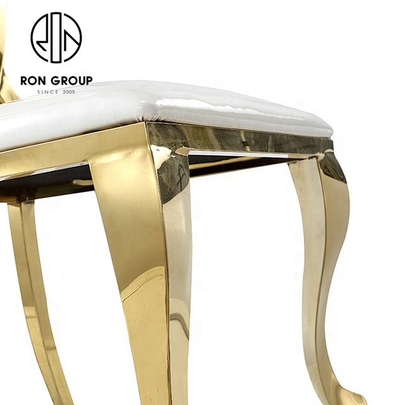 Wholesale Restaurant Dining Leather Stainless Steel Chair