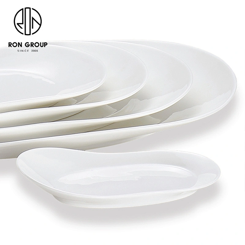 High Quality Unique Design Restaurant And Hotel Oval Soup Plate