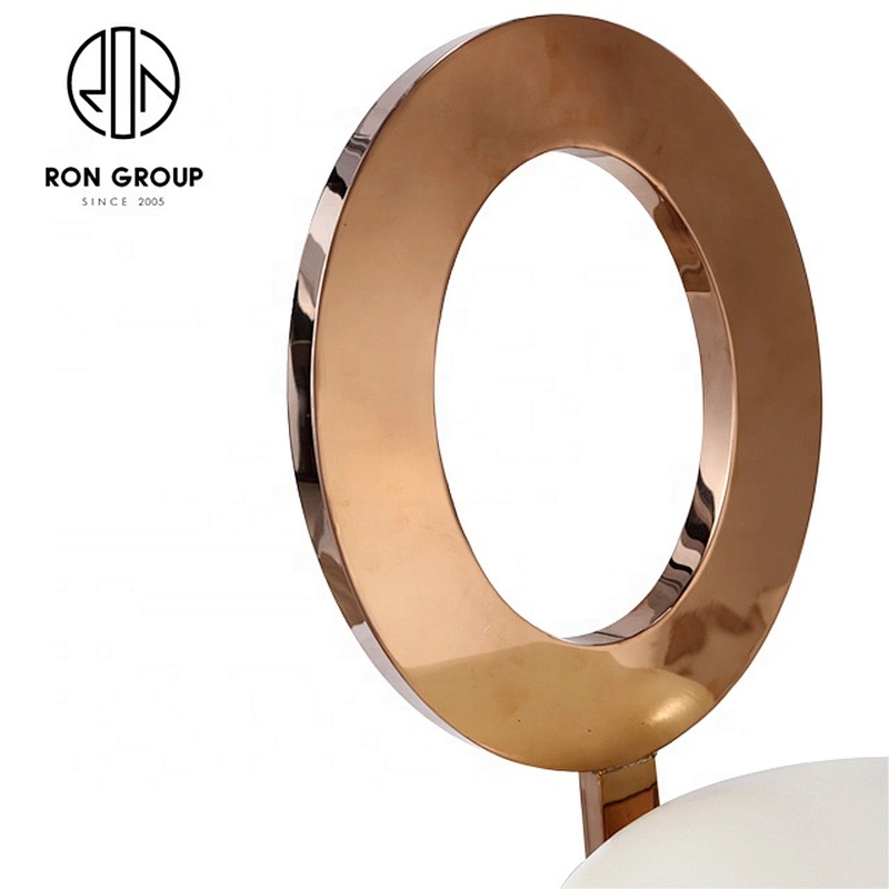 Durable Restaurant Wedding Banquet Chair Gold Chair