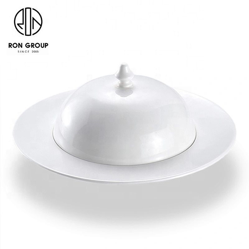 Restaurant Round Tableware Ceramic White Customized Soup Bowl