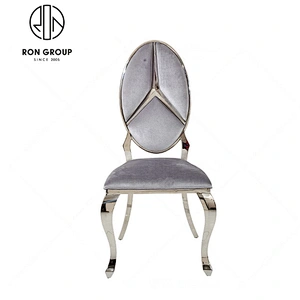 new design rose gold stainless steel wedding chair for sale