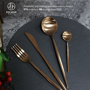 Old Style Cutlery Set for Restaurant and Cafe Stainless Steel