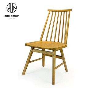 Commercial Modern Fabric Ash Wood Dining Chair Restaurant Chairs