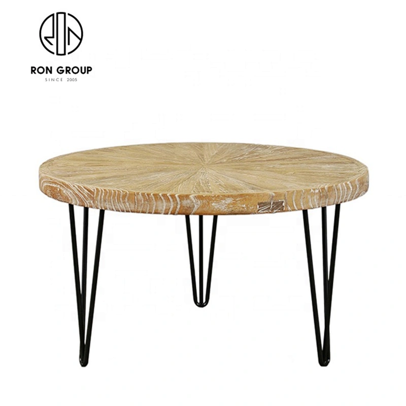 Customized High Quality Wooden Portable Dining Room Round Table