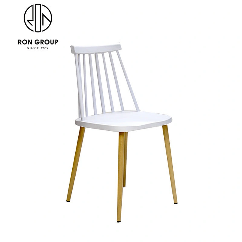 Restaurant Coffee Shop Black Dining Plastic Chair