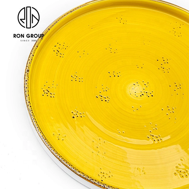 Classic Modern Exquisite Round Hotel Restaurant Dinnerware Plate