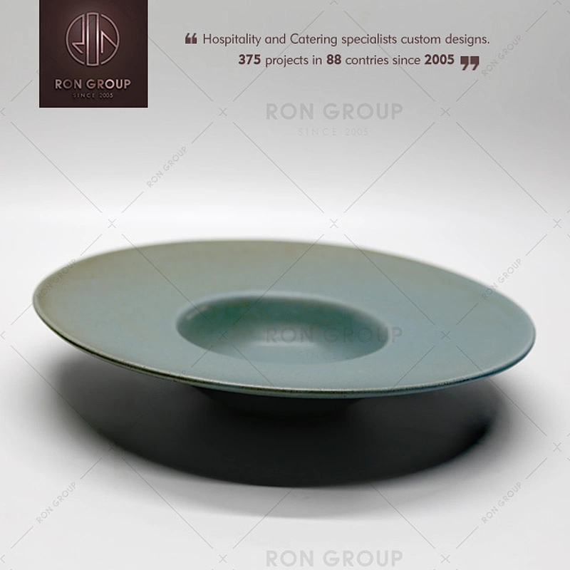 Wholesale Restaurant Ceramic Green Salad Bowl