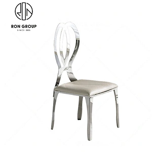 Luxury China hotel furniture stainless steel banquet chair