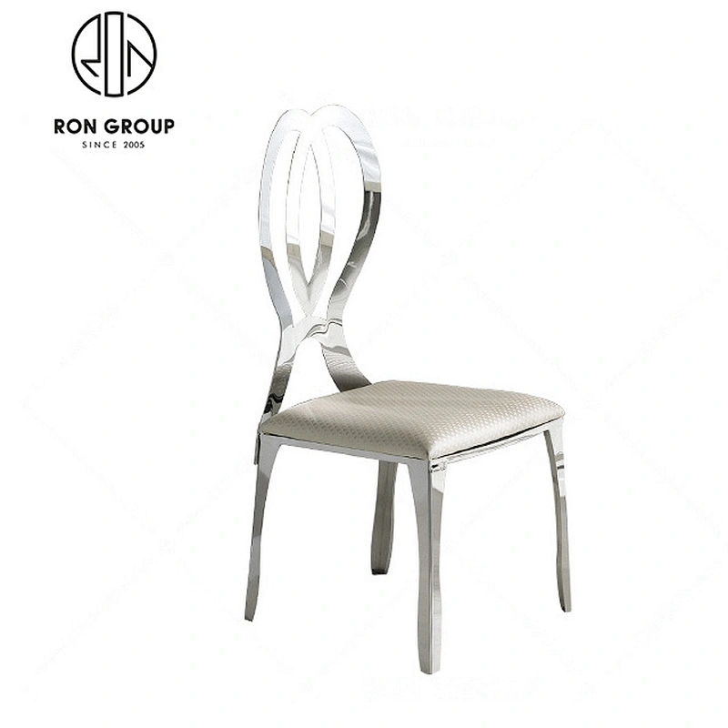 Luxury China hotel furniture stainless steel banquet chair