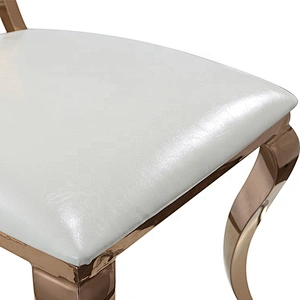 Gold Luxury Sample Modern Stainless Steel Banquet Chair