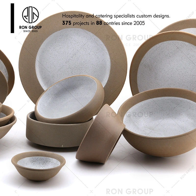High Quality Eco friendly Portable Restaurant Ceramic Dining Plate