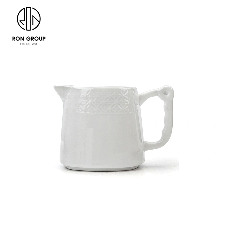 High Quality Custom Design Porcelain Coffee Milk Pot For Hotel